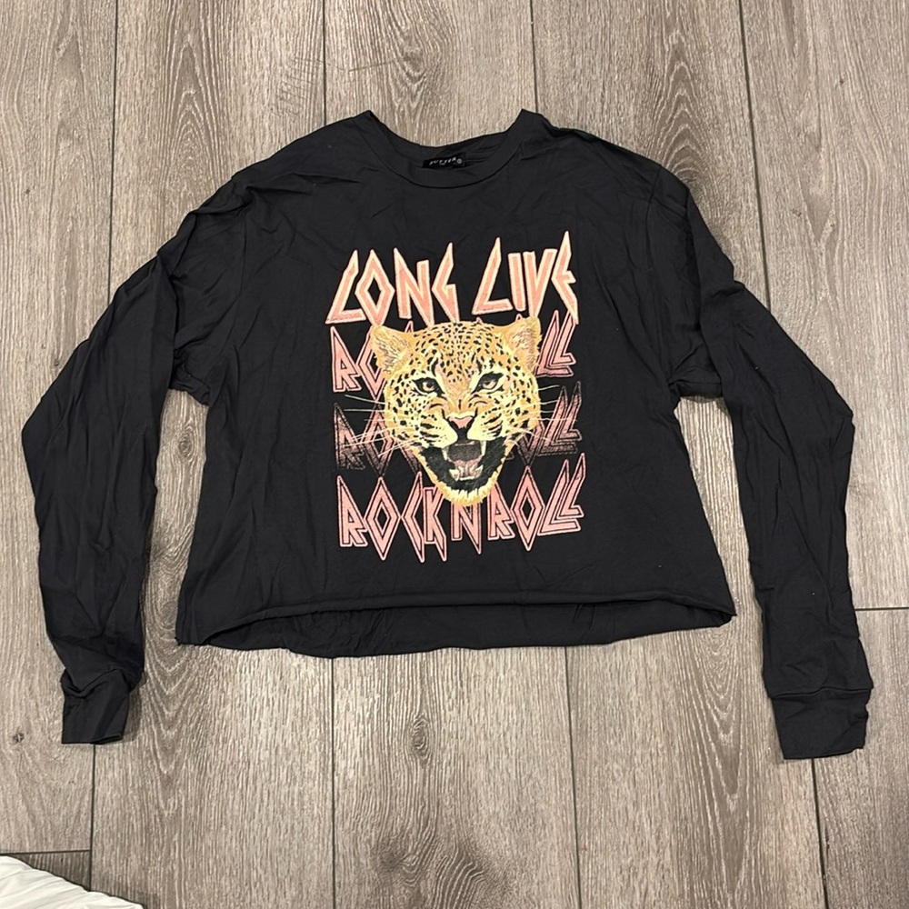 Zutter USA Graphic Long Live Rock n Roll Long Sleeve Tee